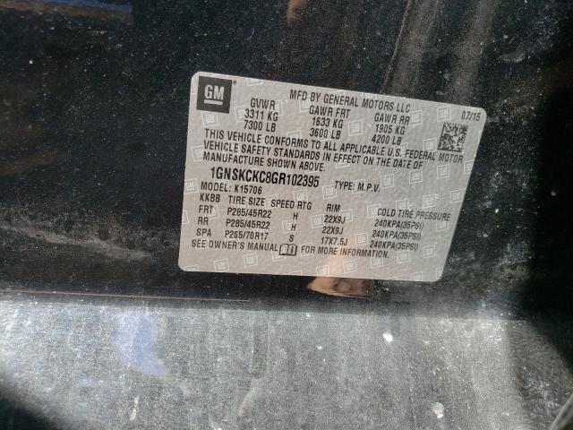 2016 CHEVROLET TAHOE K150 1GNSKCKC8GR102395