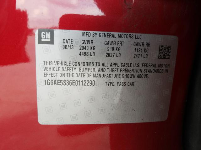 2014 CADILLAC ATS PREMIU 1G6AE5S36E0112290