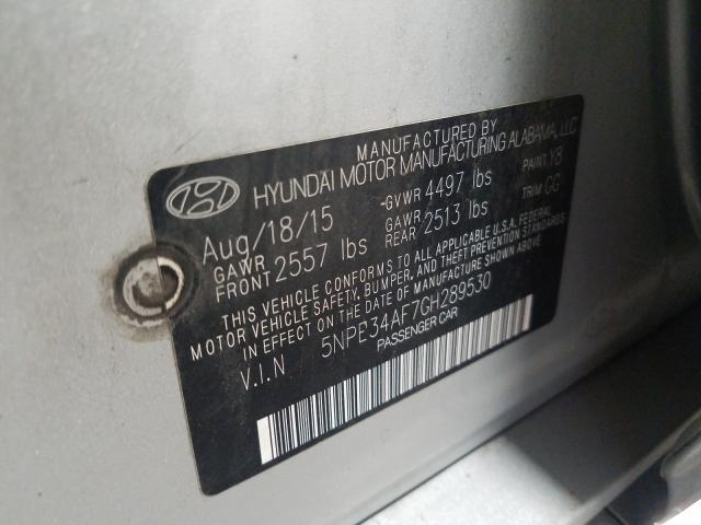 2016 HYUNDAI SONATA 5NPE34AF7GH289530