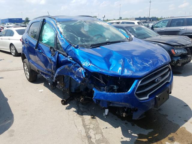 Salvage cars for sale at Woodhaven, MI auction: 2018 Ford Ecosport S