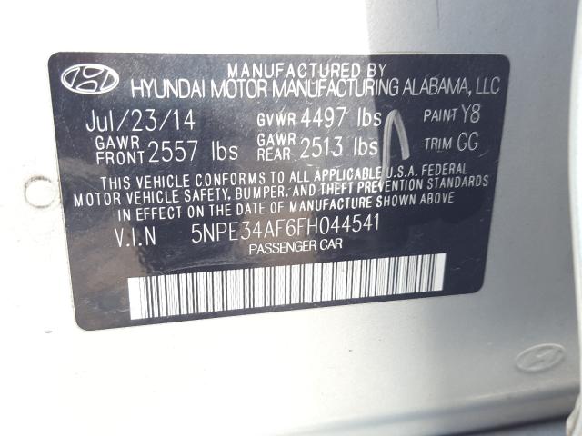 2015 HYUNDAI SONATA SPO 5NPE34AF6FH044541