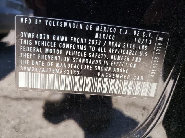 2014 VOLKSWAGEN JETTA BASE 3VW2K7AJ7EM383133