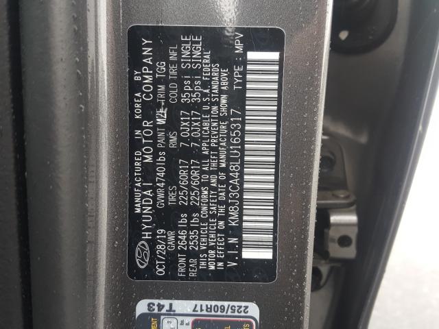 2020 HYUNDAI TUCSON KM8J3CA48LU165317