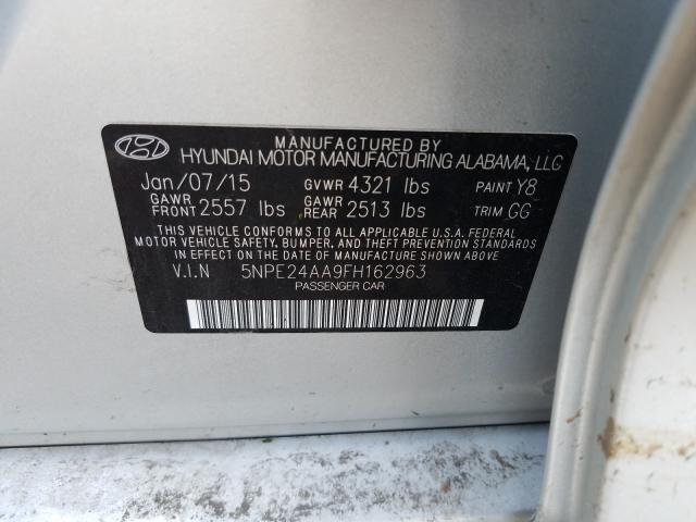2015 HYUNDAI SONATA ECO 5NPE24AA9FH162963