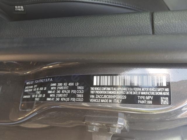 2017 JEEP RENEGADE T ZACCJBCB5HPG00229