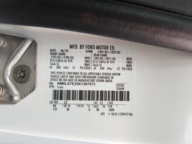2019 FORD TRANSIT CO NM0LS7E25K1387973