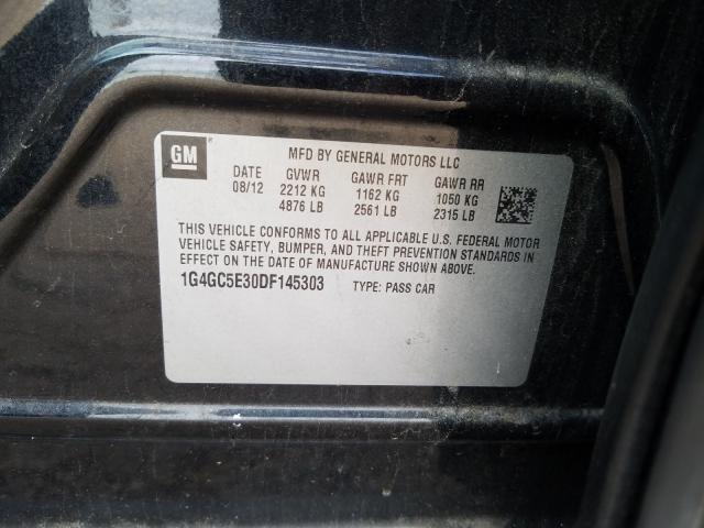 2013 BUICK LACROSSE 1G4GC5E30DF145303