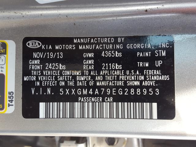 2014 KIA OPTIMA LX 5XXGM4A79EG288953
