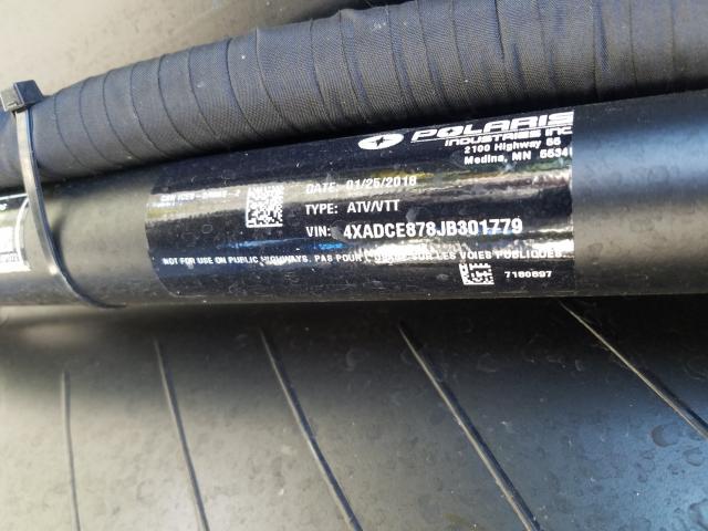 2018 POLARIS ACE 900 XC 4XADCE878JB301779