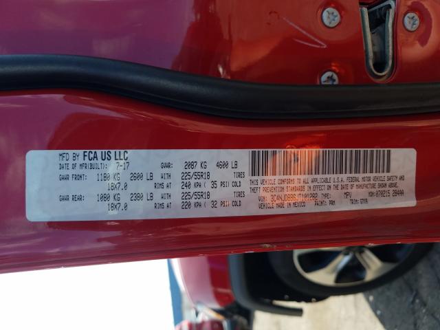 2018 JEEP COMPASS LA 3C4NJDBB6JT101282