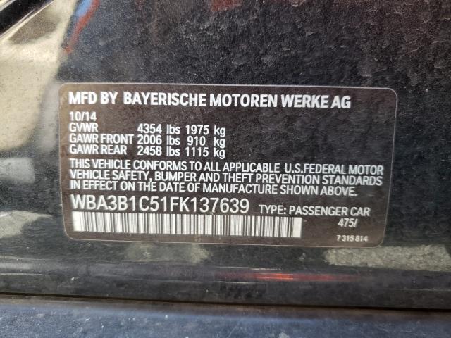 2015 BMW 320 I - WBA3B1C51FK137639