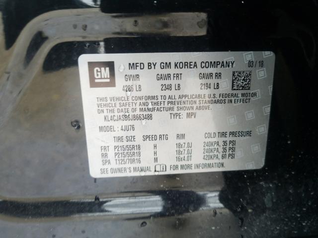 2018 BUICK ENCORE PRE KL4CJASB6JB663488