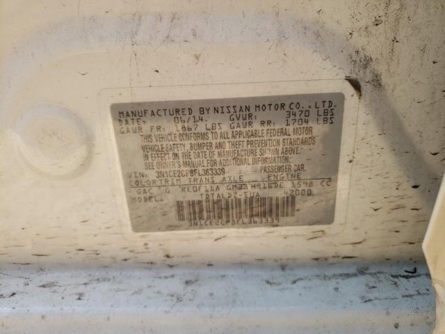 2015 NISSAN VERSA NOTE 3N1CE2CP8FL363339