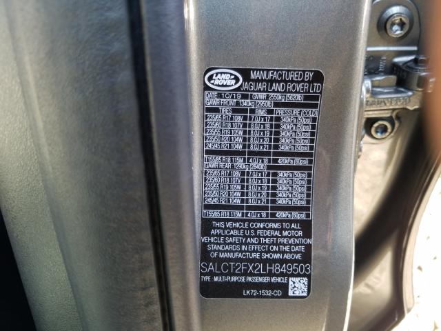 2020 LAND ROVER DISCOVERY SALCT2FX2LH849503