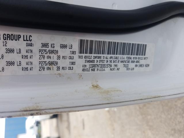 2013 RAM 1500 LARAM 1C6RR7NT3DS515794