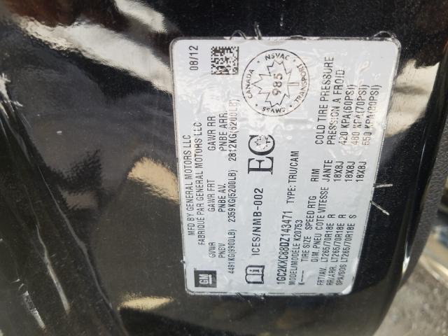 2013 CHEVROLET SILVERADO 1GC2KXC88DZ143471