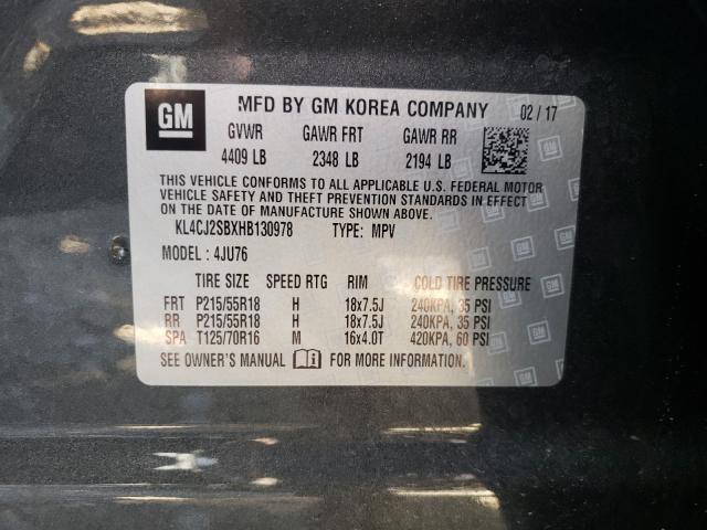 2017 BUICK ENCORE SPO KL4CJ2SBXHB130978