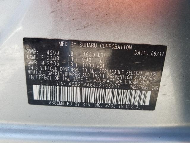 4S3GTAA64J3706287 Subaru Impreza