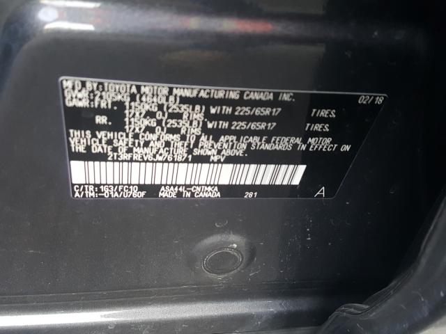 2018 TOYOTA RAV4 ADVEN 2T3RFREV6JW761871