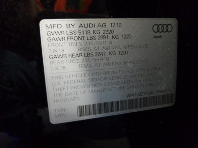 2020 AUDI Q3 PREMIUM WA1AECF3XL1056609