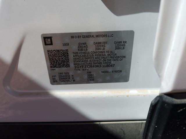 2019 CADILLAC XT4 PREMIU 1GYFZCR49KF118047