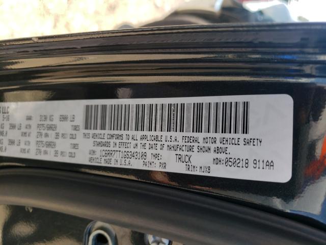 2016 RAM 1500 SLT 1C6RR7TT1GS343109