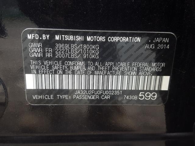 2015 MITSUBISHI LANCER ES JA32U2FU0FU002351