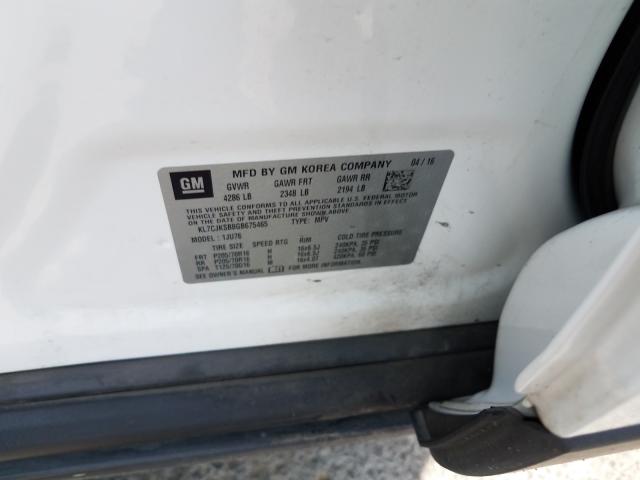 2016 CHEVROLET TRAX LS KL7CJKSB8GB675465