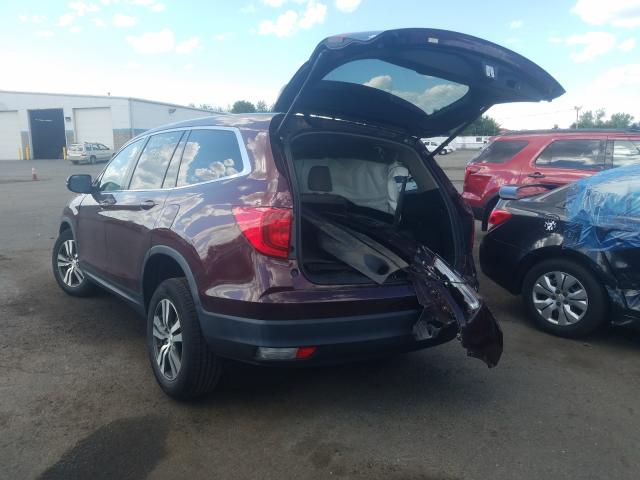 2016 HONDA PILOT EXL 5FNYF6H5XGB083470