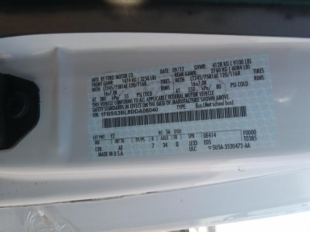 2013 FORD ECONOLINE 1FBSS3BL8DDA08040