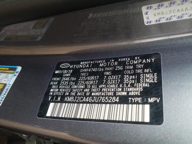 2018 HYUNDAI TUCSON SE KM8J2CA46JU765284