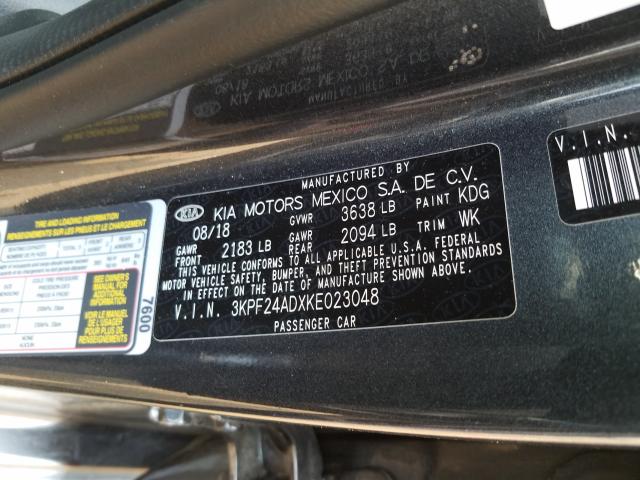 3KPF24ADXKE023048 Kia Forte Fe 2019. Фото: 9