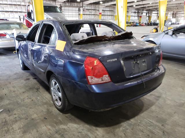 hyundai elantra 2004 vin kmhdn46d44u896592