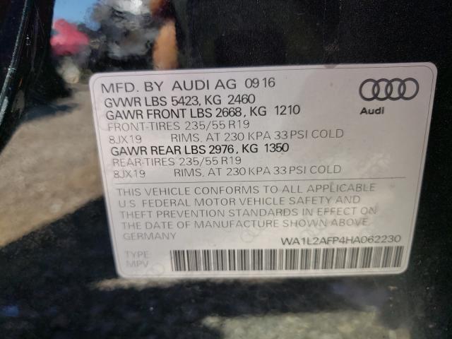 VIN WA1L2AFP4HA062230 2017 Audi Q5, Premium Plus no.10