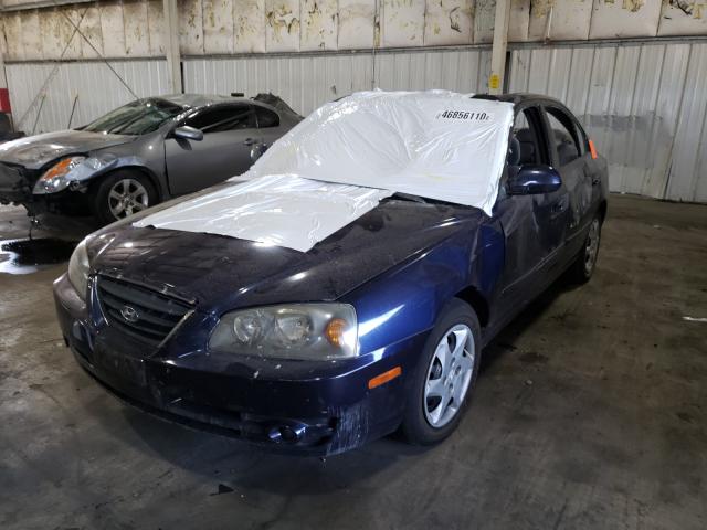 hyundai elantra 2004 vin kmhdn46d44u896592