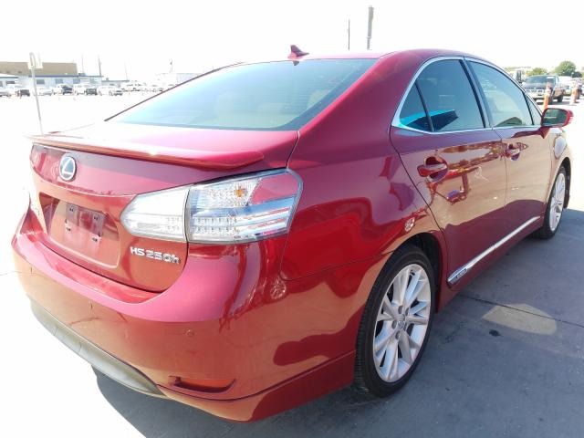 2010 LEXUS HS 250H JTHBB1BAXA2014703