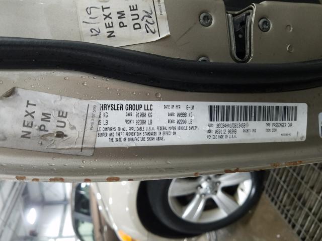2010 DODGE CALIBER SX 1B3CB4HA1AD613459