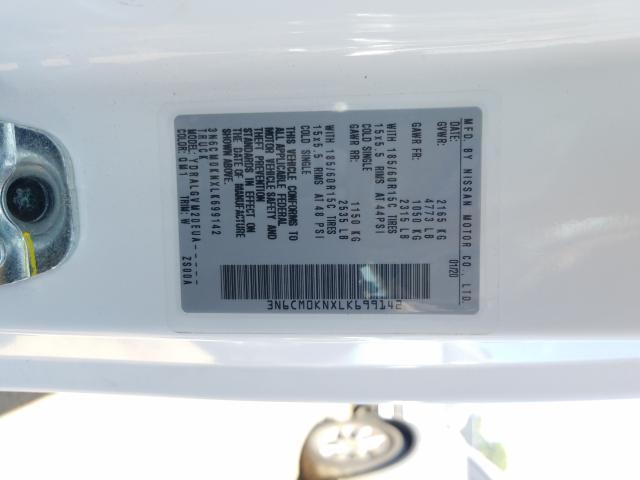 2020 NISSAN NV200 2.5S 3N6CM0KNXLK699142