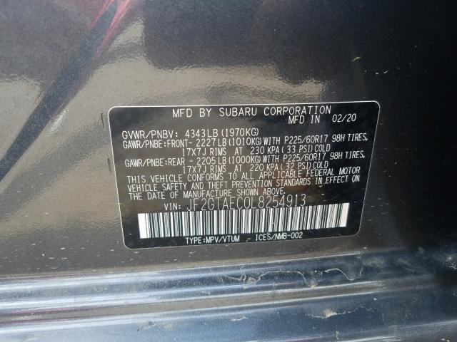 2020 SUBARU CROSSTREK JF2GTAEC0L8254913