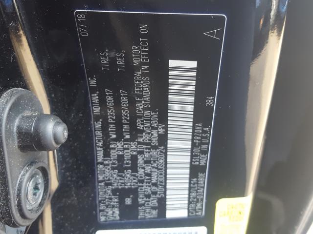 2018 TOYOTA SIENNA XLE 5TDYZ3DC0JS960724