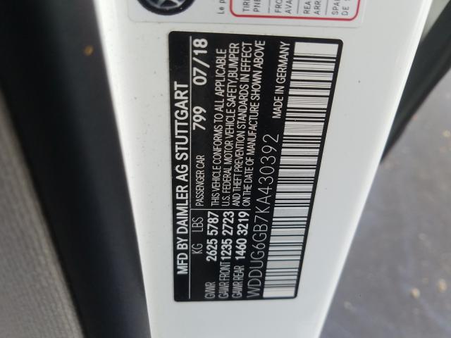 2019 MERCEDES-BENZ S 450 - WDDUG6GB7KA430392