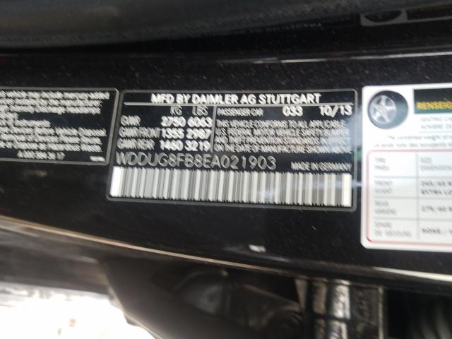 2014 MERCEDES-BENZ S 550 4MAT WDDUG8FB8EA021903