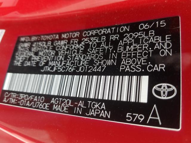 2015 TOYOTA SCION TC JTKJF5C76FJ012447