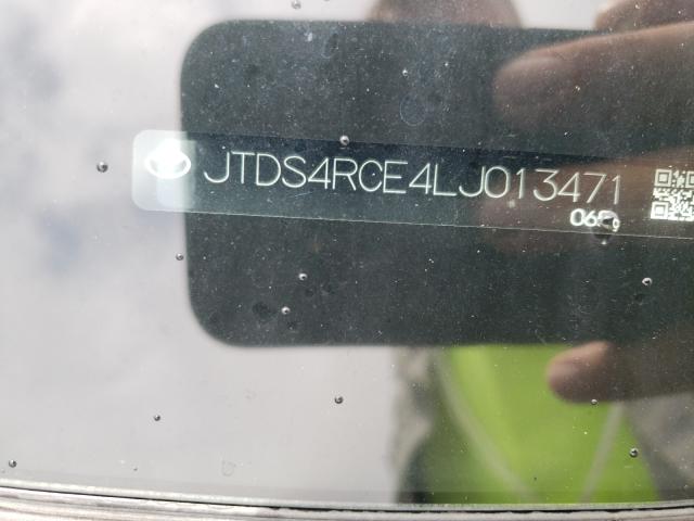 2020 TOYOTA COROLLA SE JTDS4RCE4LJ013471