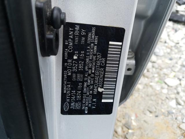 2014 HYUNDAI ACCENT GLS KMHCU4AE6EU746287