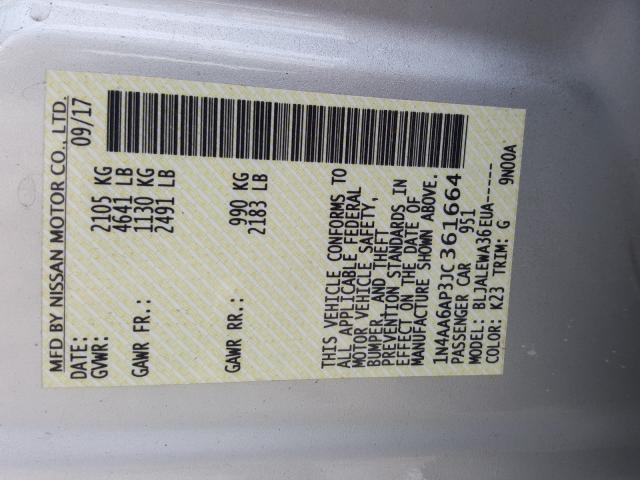 2018 NISSAN MAXIMA 3.5 1N4AA6AP3JC361664