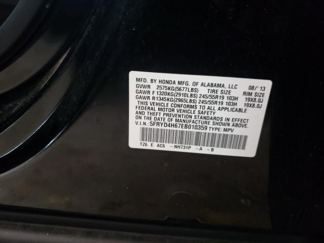 2014 ACURA MDX TECHNO 5FRYD4H67EB010359