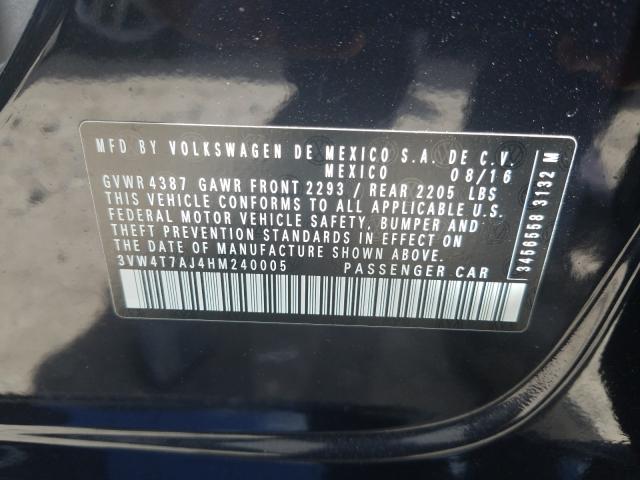 2017 VOLKSWAGEN JETTA GLI 3VW4T7AJ4HM240005