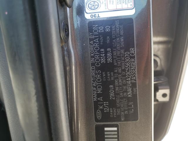2012 KIA FORTE KNAFU4A23C5563070