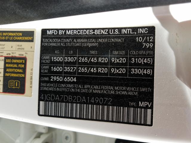 Фото: 4JGDA7DB2DA149072 - 10